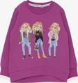 Breeze Kız Çocuk Sweatshirt Pullu Kız Baskılı 3-8 Yaş, Mor