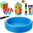 İntex Eğitici Bebek Oyuncakları Seti Şişme Havuz 114Cm + Top + Bultak + Mini Kule +Pompa