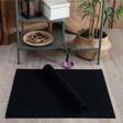 Sevim 2'Li Set Ayak Havlusu Siyah 60X80Cm - Yumuşak Ve Yüksek Emici - %100 Pamuk