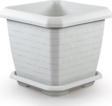 Omnipazar SO-HK05 Hisar Kare Tabaklı Saksı 74,3 lt No 5