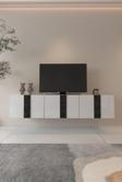 Mobilya Gezegeni Lelas Tv Ünitesi 150 Cm Parlak Beyaz