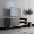 Mobilya Gezegeni Gold Sweet Tv Ünitesi 90 Cm Antrasit Gold