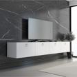 Mobilya Gezegeni Hamper Tv Ünitesi Beyaz Gold 180 Cm