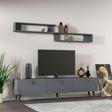 Mobilya Gezegeni Lahey Tv Ünitesi Antrasit 150 Cm X2132