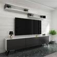 Mobilya Gezegeni X3032 Beyaz Antrasit Tv Ünitesi 180 Cm