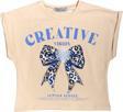 Kız Çocuk Leopar Fiyonk Tshirt
