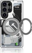Galaxy S25 Ultra Kılıf Magsafe Şarj Özellikli Youngkit 360° Standlı Starship Serisi Kapak