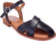 Dagoster DZA07-60216243 Siyah Günlük Ortopedik Deri Spor Kadın sandalet