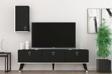 Mobilya Gezegeni Hermes Tv Ünitesi 150 Cm Siyah-Gümüş