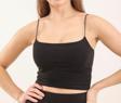 Ozy Fashion Ip Askılı Crop Siyah XL