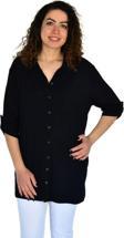 Kadın Büyük Beden Viskon Bluz BGL-ST04254