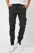 Slim Fit  Yandan Cepli Bel Bağcıklı, Paçaları Lastikli Esnek Kargo Erkek Pantolon