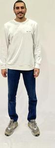 Süperlife Erkek Bisiklet Yaka Rahat Kalıp 3 iplik Kalın AİR Nakışlı  Sweatshirt SPR24SW33