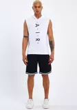 Süperlife Erkek Kapşonlu Oversize Fit Aır Baskılı Tişort SPR21Y07