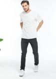 Süperlife Erkek Bisiklet Yaka Oversize Fit Tişort SPR21Y30