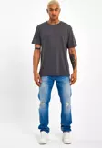 Süperlife Erkek Bisiklet Yaka Oversize Fit Tişort SPR21Y30