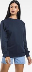 Süperlife Kadın Bisiklet Yaka Oversize Fit İnce Sweatshirt SPR21K30