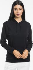 Süperlife Kadın Kapşonlu Oversize Fit İnce Sweatshirt spr21k55
