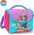 Coral High Kids Pembe Turkuaz K-Pop Desenli Thermo Beslenme Çantası 12788