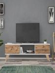 Mbes Mobilya 140 Cm Eda Beyaz-Atlantik Tv Ünitesi 140x30 cm