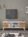 Mbes Mobilya 160 Cm Esin Beyaz-Atlantik Tv Ünitesi 160x30 cm