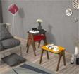 Mbes Mobilya Modern Renkli Tepsi Zigon Sehpa 42x35 cm