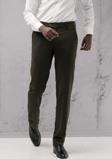 Ecer Regular Fit Düz Kalın Kışlık Gabardin Yan Cepli Pantolon
