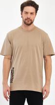 Erkek Arkası Rodi Baskılı Bisiklet Yaka T-shirt 2750
