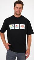 Erkek Bisiklet Yaka  Baskılı T-shirt 0210