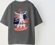 The Champ Clothing I Can Do All Thıngs Yazılı Futbol Tasarım Baskılı Füme Çocuk T-Shirt