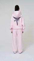 The Champ Clothing Pembe Kapüşonlu Içi Polar Nirvana In Utero Baskılı Unisex Hoodie Sweatshirt