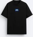 The Champ Clothing Classıc Aesthetic Yazı Baskılı Siyah Oversize Erkek T-Shirt
