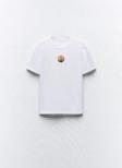 The Champ Clothing Yoga Art Manzara Tasarım Baskılı Beyaz Kadın T-Shirt