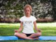 The Champ Clothing Yoga Yazı Baskılı Beyaz Kadın T-Shirt