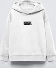 The Champ Clothing Futbol Tasarım Believe  Baskılı Kapüşonlu Çocuk Sweatshirt
