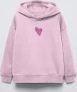 The Champ Clothing Pembe Kapüşonlu No Fear Baskı Detaylı Oversize Çocuk Hoodie