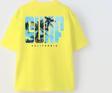 The Champ Clothing Surf California Yazılı Baskılı Sarı Çocuk T-Shirt