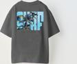 The Champ Clothing Surf California Yazılı Baskılı Füme Çocuk T-Shirt