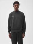 The Champ Clothing Füme Unisex Bisiklet Yaka Nature Concept Baskılı Oversize Sweatshirt