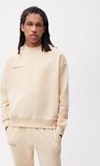 The Champ Clothing Bej Unisex Bisiklet Yaka Nature Concept Baskılı Oversize Hoodie Sweatshirt