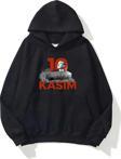 The Champ Clothing Kapüşonlu Içi Polar Kemal Atatürk 10 Kasım Baskılı Siyah Unisex Sweatshirt