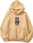 The Champ Clothing Kapüşonlu Içi Polar Kemal Atatürk 10 Kasım Baskılı Bej Unisex Hoodie Sweatshirt