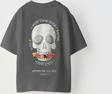 The Champ Clothing Great Time So Fun Yazılı Kuru Kafa Tasarım Baskılı Füme Çocuk T-Shirt