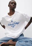 The Champ Clothing Montmartre Paris Yazılı Kadın Beyaz T-Shirt