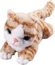Toprockstore Miyavlayan Sesli Kedi Peluş Oyuncak Uyku Arkadaşı Hediyelik Peluş Yatan Kedi 35 Cm