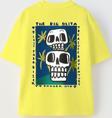 The Champ Clothing The Big Olita Yazılı Kuru Kafa Tasarım Baskılı Sarı Çocuk T-Shirt