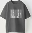 The Champ Clothing Check Mate Yazılı Satranç Çizgi Tasarım Baskılı Füme Çocuk T-Shirt