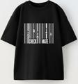 The Champ Clothing Check Mate Yazılı Satranç Çizgi Tasarım Baskılı Siyah Çocuk T-Shirt