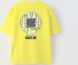The Champ Clothing International Chess Day Yazılı Satranç Tasarım Baskılı Sarı Çocuk T-Shirt