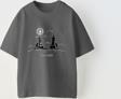 The Champ Clothing Busıness Stratecy Yazılı Yürüyen Satranç Tasarım Baskılı Füme Çocuk T-Shirt